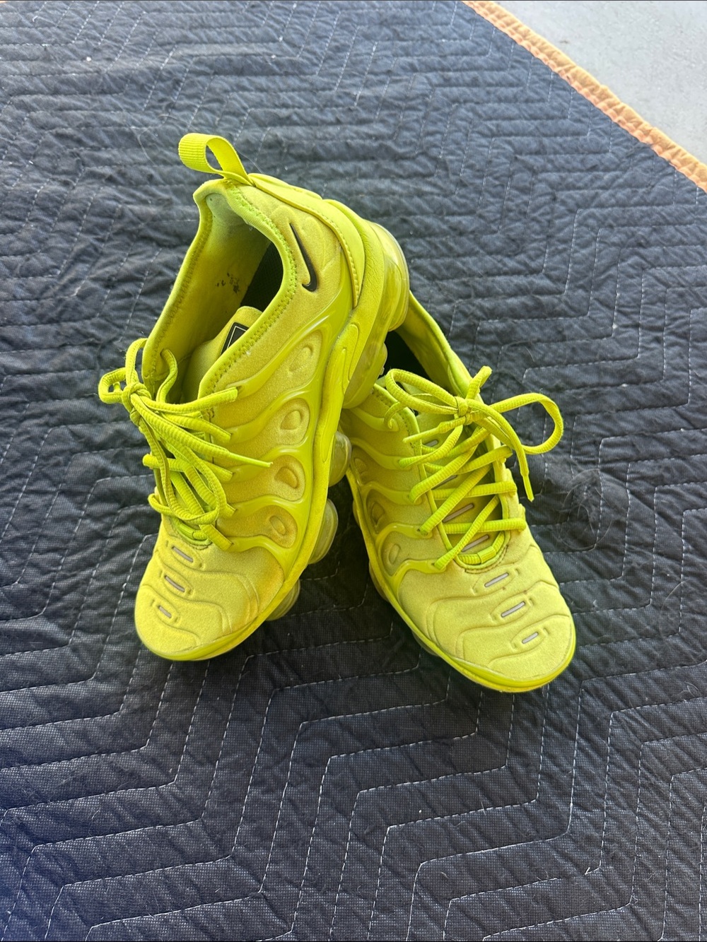Used athletic sneakers